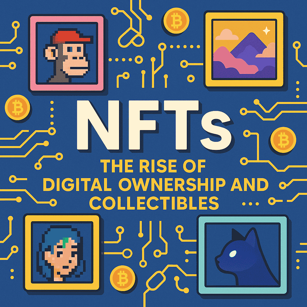 Non-Fungible Tokens (NFTs: The rise of Digital Ownership and collectibles create image )