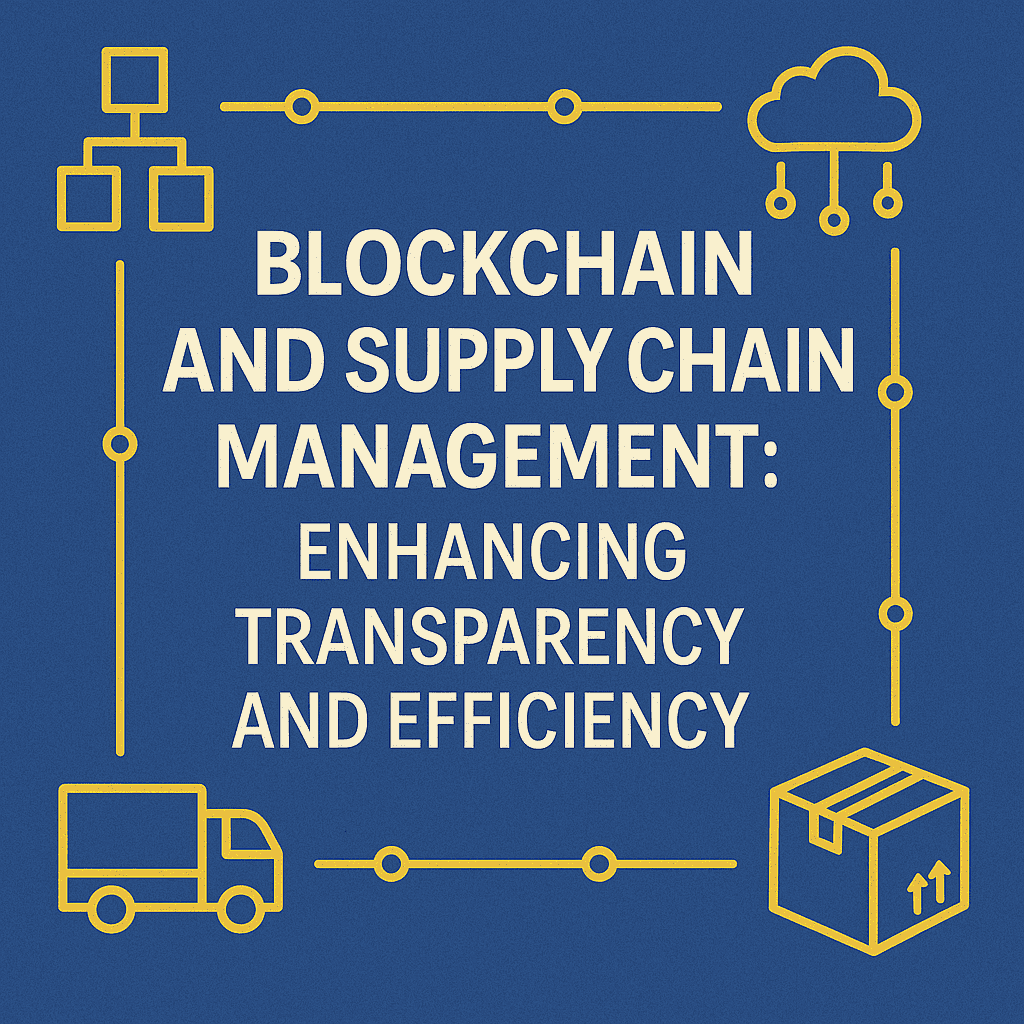 Blockchain and Supply Chain Management: Enhancing Transparency and Efficiency