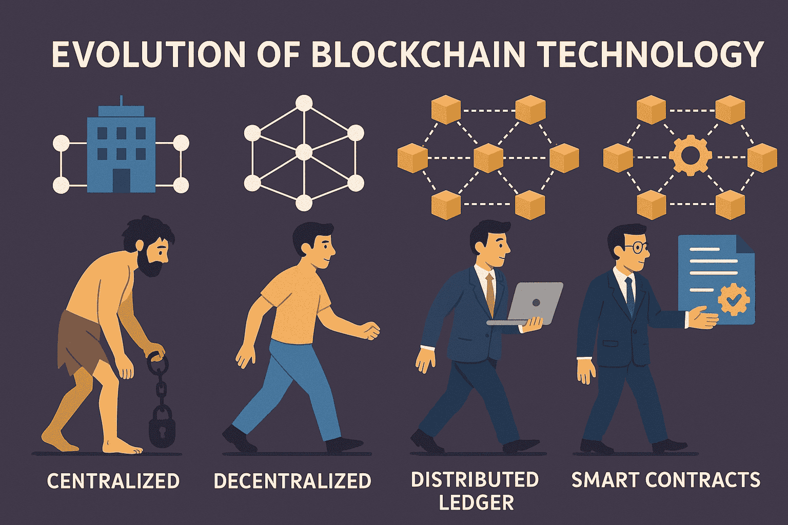 Evolution of blockchain technology