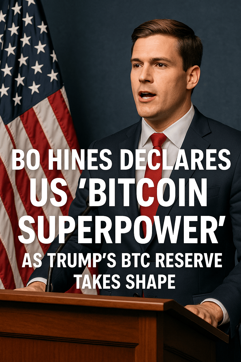 Bo Hines Declares US “Bitcoin Superpower” as Trump’s BTC Reserve Takes Shape
