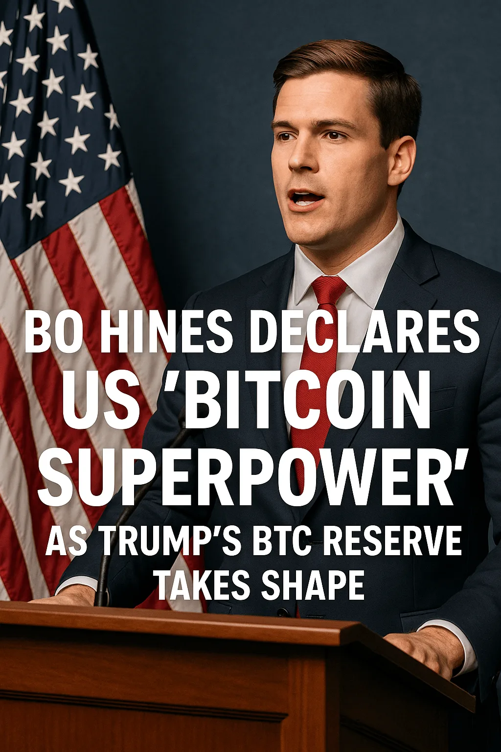 Bo Hines Declares US “Bitcoin Superpower” as Trump’s BTC Reserve Takes Shape